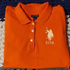 U.S Polo Orange Uniform Shirt